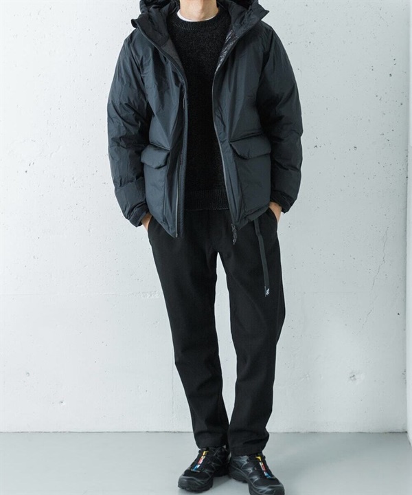 【別注】GRAMICCI / 仿羊毛感修身長褲