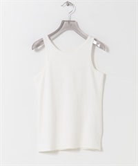 new basic 雙面織物挖背坦克背心(米白色-FREE-OFF WHITE)