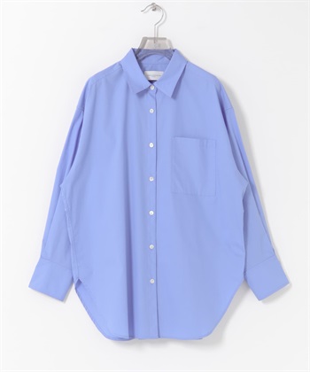 new basic 府綢寬版襯衫