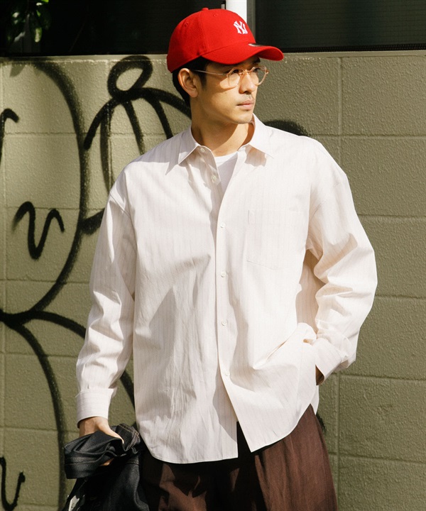 THOMAS MASON 寬版襯衫