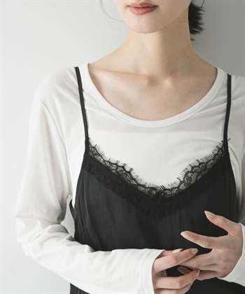 2WAY透膚上衣