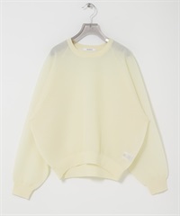 混麻料鬆軟感針織衫(象牙白-FREE-IVORY)