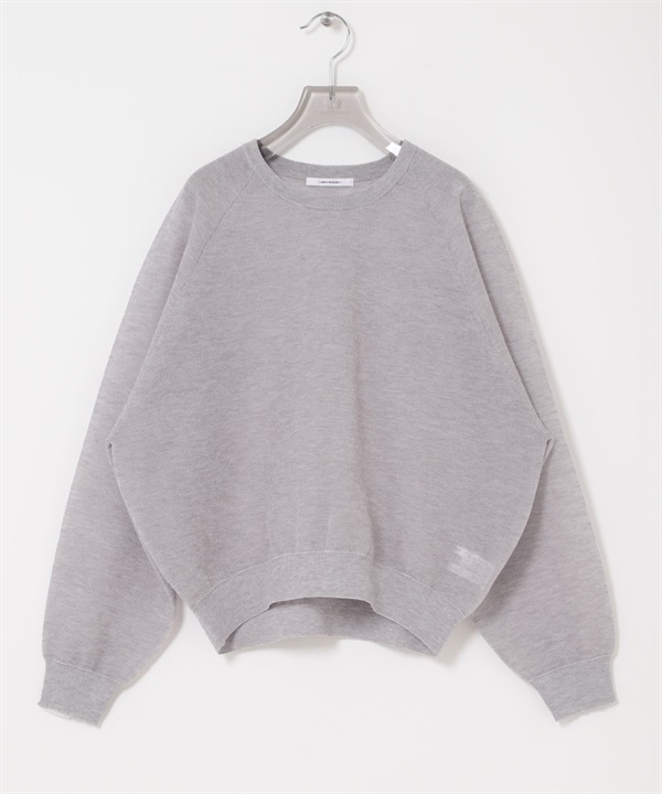 混麻料鬆軟感針織衫(灰色-FREE-GRAY)