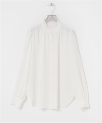 多臂直條紋荷葉邊罩衫(米白色-FREE-OFF WHITE)