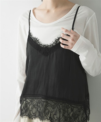 蕾絲細肩帶背心