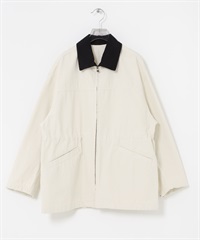 抽繩設計工裝夾克(原色-FREE-NATURAL)