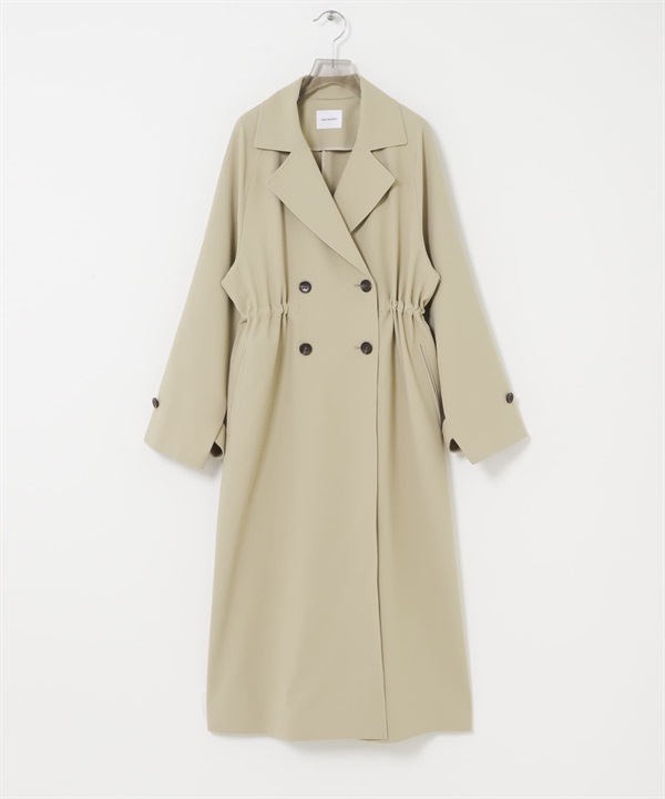 防潑水UV CUT抽繩風衣(膚色-36-BEIGE)