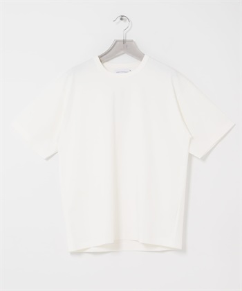 防皺涼感柔滑T恤(白色-L-WHITE)