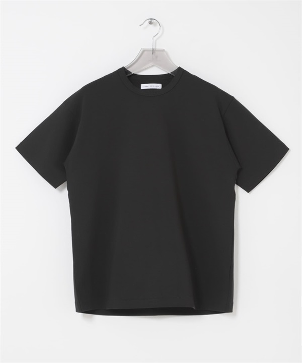 防皺涼感柔滑T恤(黑色-S)