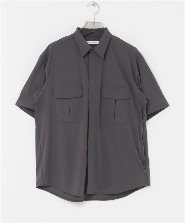 UR TECH MoLight 防潑水涼感可收納襯衫(炭灰色-M-CHARCOAL GRAY)