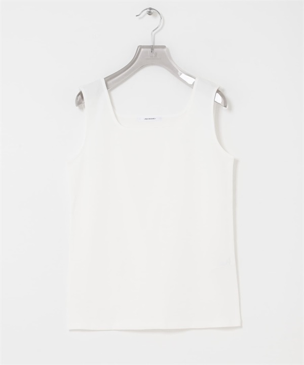 方領坦克背心(白色-FREE-WHITE)