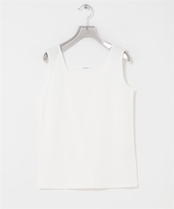 方領坦克背心(白色-FREE-WHITE)