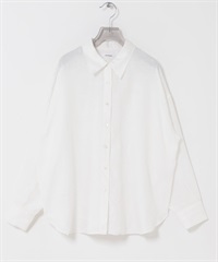 2WAY亞麻襯衫(白色-FREE-WHITE)