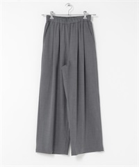 EASY CARE打褶碎褶直筒褲(炭灰色-36-CHARCOAL GRAY)