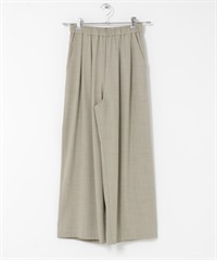 EASY CARE打褶碎褶直筒褲(膚色-36-BEIGE)