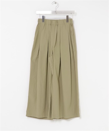 UR TECH 碎褶寬褲(膚色-38-BEIGE)