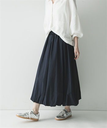 氣球剪裁碎褶裙