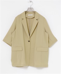 UR TECH DRYLUXE 五分袖西裝外套(膚色-FREE-BEIGE)