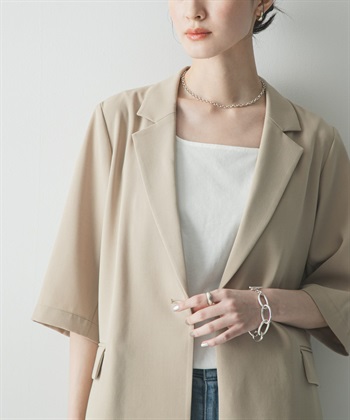 UR TECH DRYLUXE 五分袖西裝外套