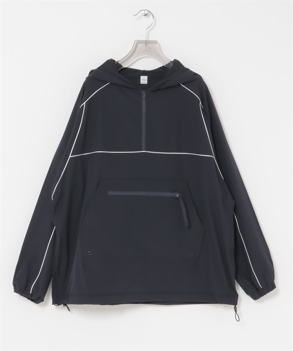 Swim URBAN RESEARCH 可收納連帽上衣(藏青色-FREE-NAVY)