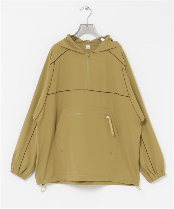 Swim URBAN RESEARCH 可收納連帽上衣(駝色-FREE-CAMEL)