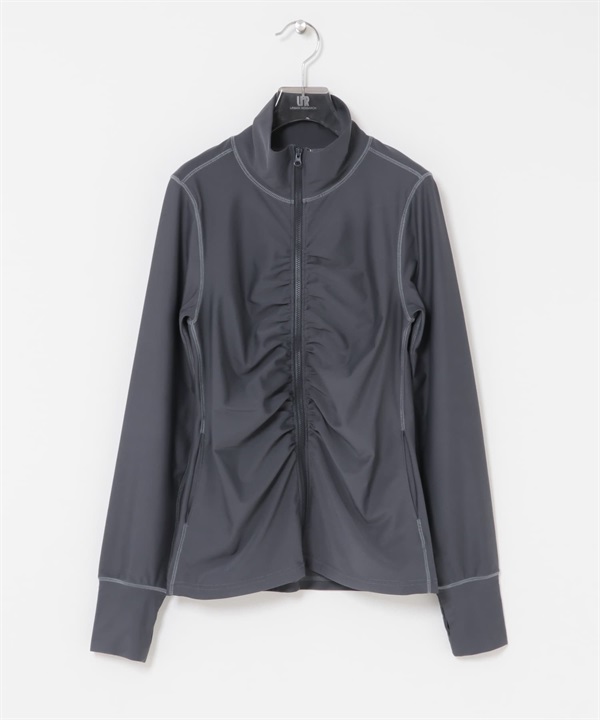 Swim URBAN RESEARCH UV CUT正面碎褶防磨衣(灰藏青色-S/M-NAVY)