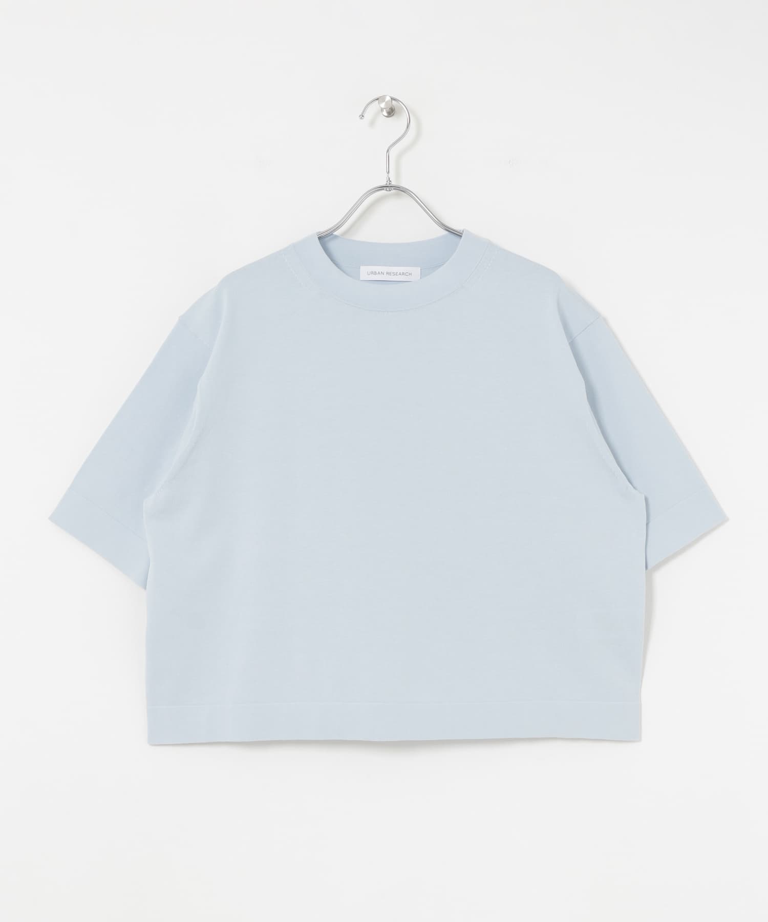 棉質細針織T恤(薩克斯藍-FREE-其他藍色)