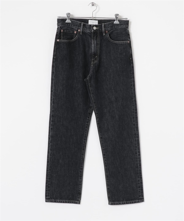 【KAIHARA DENIM】13.5oz 直筒牛仔長褲(黑色-M-BLACK)