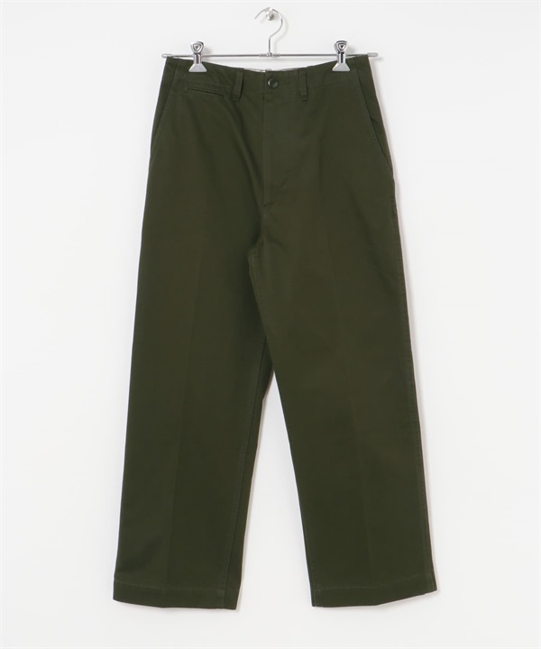 GRANTEX® 軍裝風奇諾褲(卡其綠-M-KHAKI)