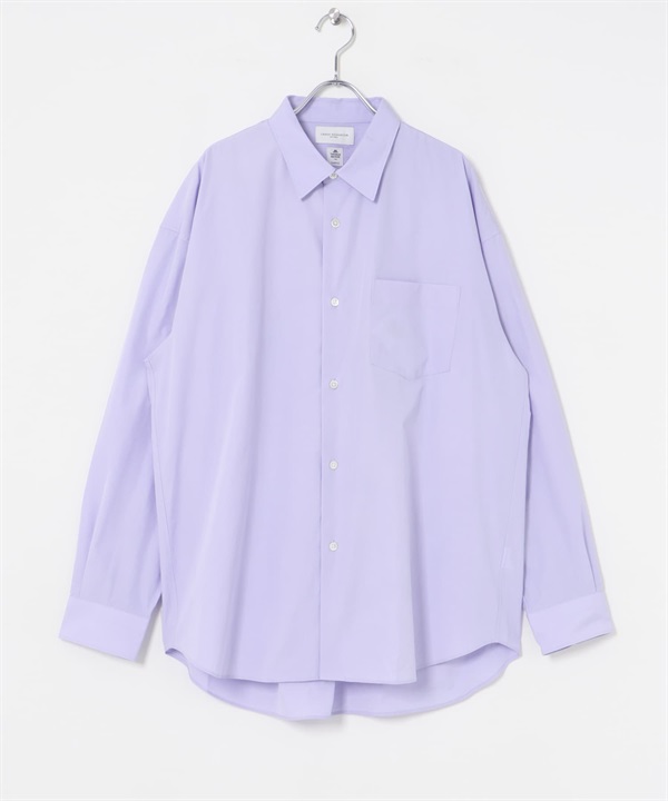 THOMAS MASON 寬版襯衫(淺藍色-M-LIGHT BLUE)