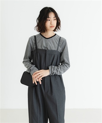 日本製絲絨碎褶橫紋上衣