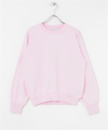 new basic 圓領細針織衫(粉紅色-FREE-PINK)