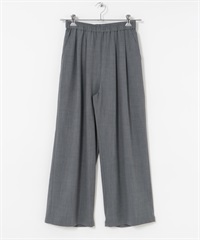 【新色追加】打褶碎褶直筒褲(炭灰色-36-CHARCOAL GRAY)