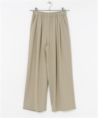 【新色追加】打褶碎褶直筒褲(沙膚色-36-其他膚色)