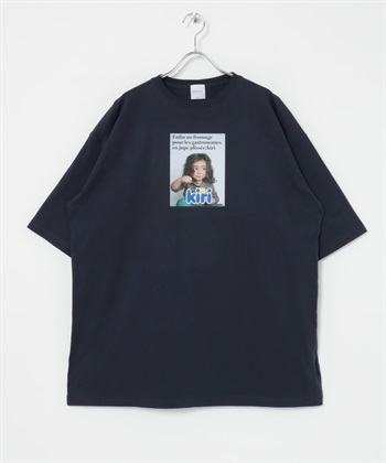 【別注】Kiri / Baby 短袖上衣(藏青色-1-NAVY)