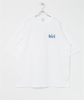【別注】Kiri / Logo 短袖上衣(白色-2-WHITE)