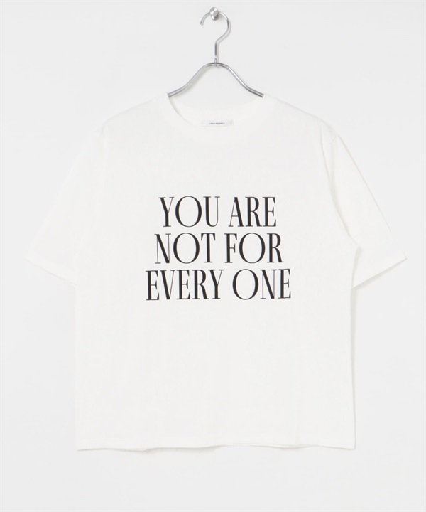 LOGO印花設計T恤(米色-2-FREE-COLOR B)