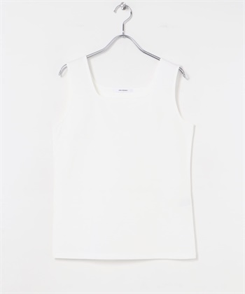 方領坦克背心(白色-FREE-WHITE)