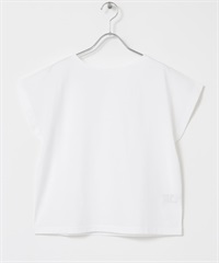 皮馬棉船型領上衣(白色-FREE-WHITE)