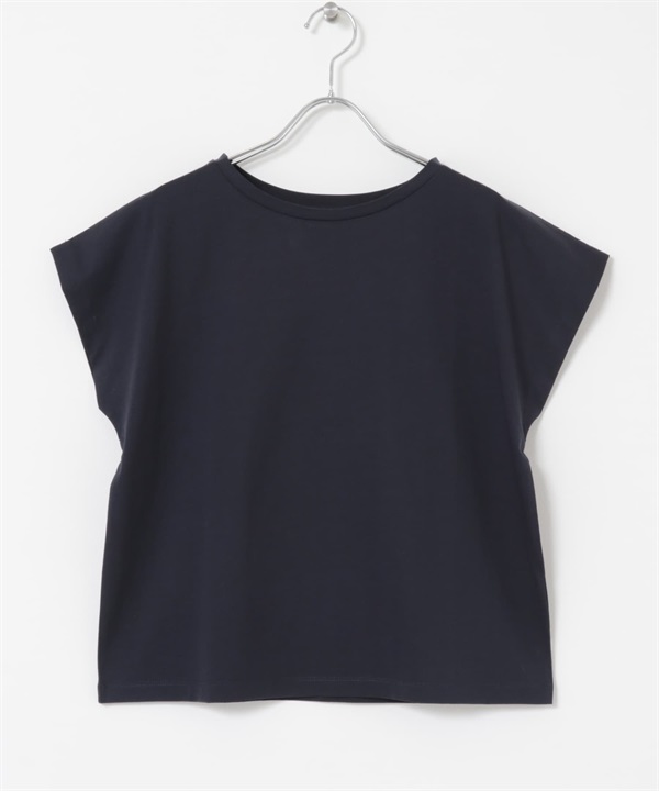 皮馬棉船型領上衣(深藏青-FREE-NAVY)