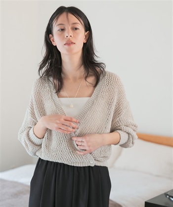 【KOL推薦】鏤空織紋2WAY針織開襟衫