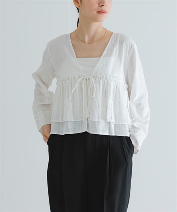 亮片刺繡罩衫