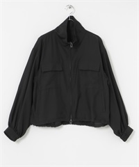 透膚拉鍊夾克(黑色-FREE-BLACK)