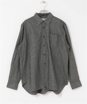 【別注】LE VETEMENT ATLANTIQUE / 水手布工裝襯衫(黑色-M-BLACK)