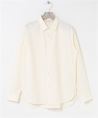 水洗感多機能襯衫(米色-M-OFF WHITE)