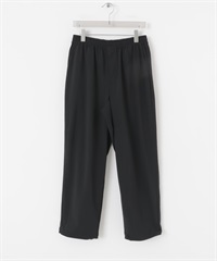 尼龍快乾彈性輕便長褲(黑色-M-BLACK)