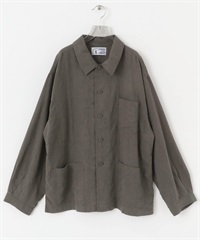 【別注】LE VETEMENT ATLANTIQUE / 工裝夾克(炭灰色-M-CHARCOAL GRAY)