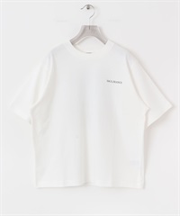 圖案印花T恤(米色-FREE-OFF WHITE)