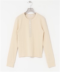 亨利領羅紋上衣(象牙膚色-FREE-其他白色)