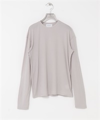 new basic 外縫線透膚上衣(灰膚色-FREE-其他灰色)